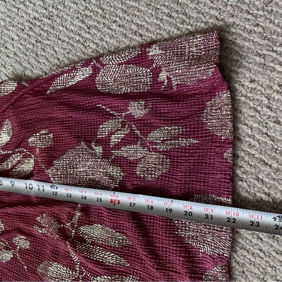 Feather Bone by Anthropologie Dusty Pink Crepe Sleeveless Top - Picture 6 of 10